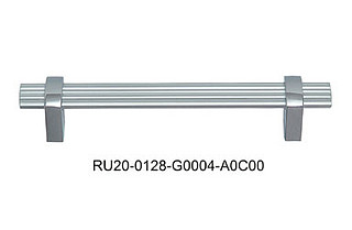 Fogantyú RU20 128 mm G0004 króm-alu