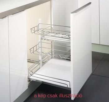 Kesseböhmer Dispensa Junior III vasalatszett szürke 600mm kifutó