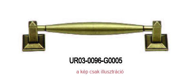 Fogantyú UR03 96 mm G0005 antik