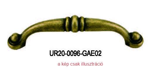 Fogantyú UR20 96 mm GAE02 antik