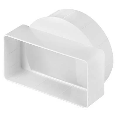 Kerek légcsatorna  átalakító rövid 100mm 