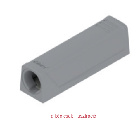 BLUM Tip-On egyenes adapter szürke 956.1201
