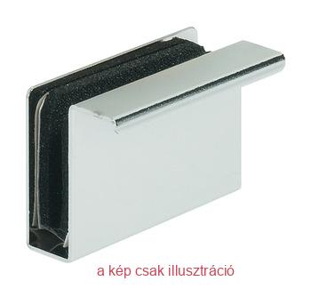 Fogantyús ellendarab, Mágneses nyomórögzítőhöz, üvegajtó, magasság 23 mm