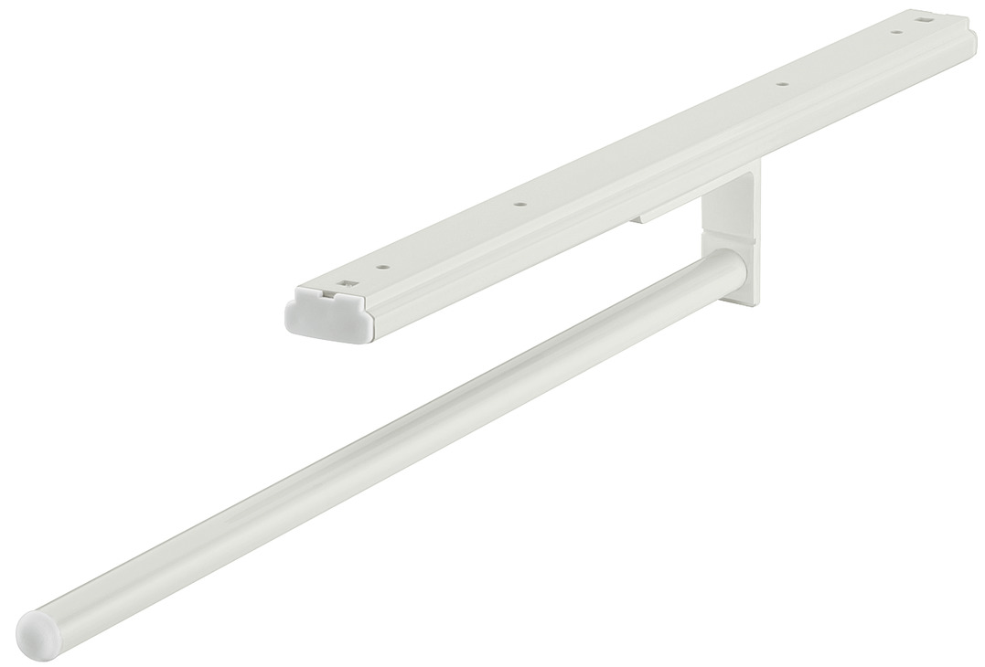 Kéztörlő tartó egykaros fehér