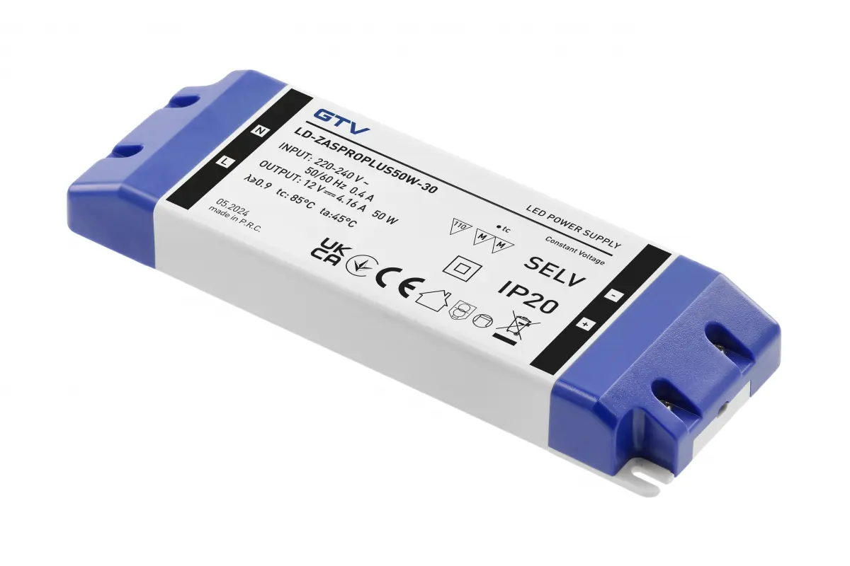 LED szalaghoz tápegység / trafó 12V50W  LDZASPROPLUS50W-30