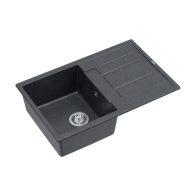 Quadron Johnny 100 gránit mosogató 430x500mm black dotted 