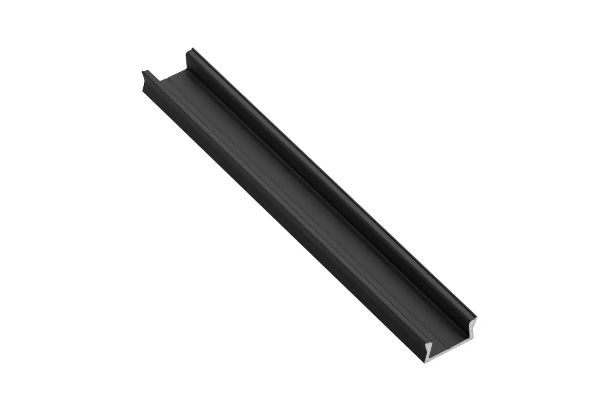 LED csíkhoz profil 2000mm PA-GLAXMNK-20 fekete