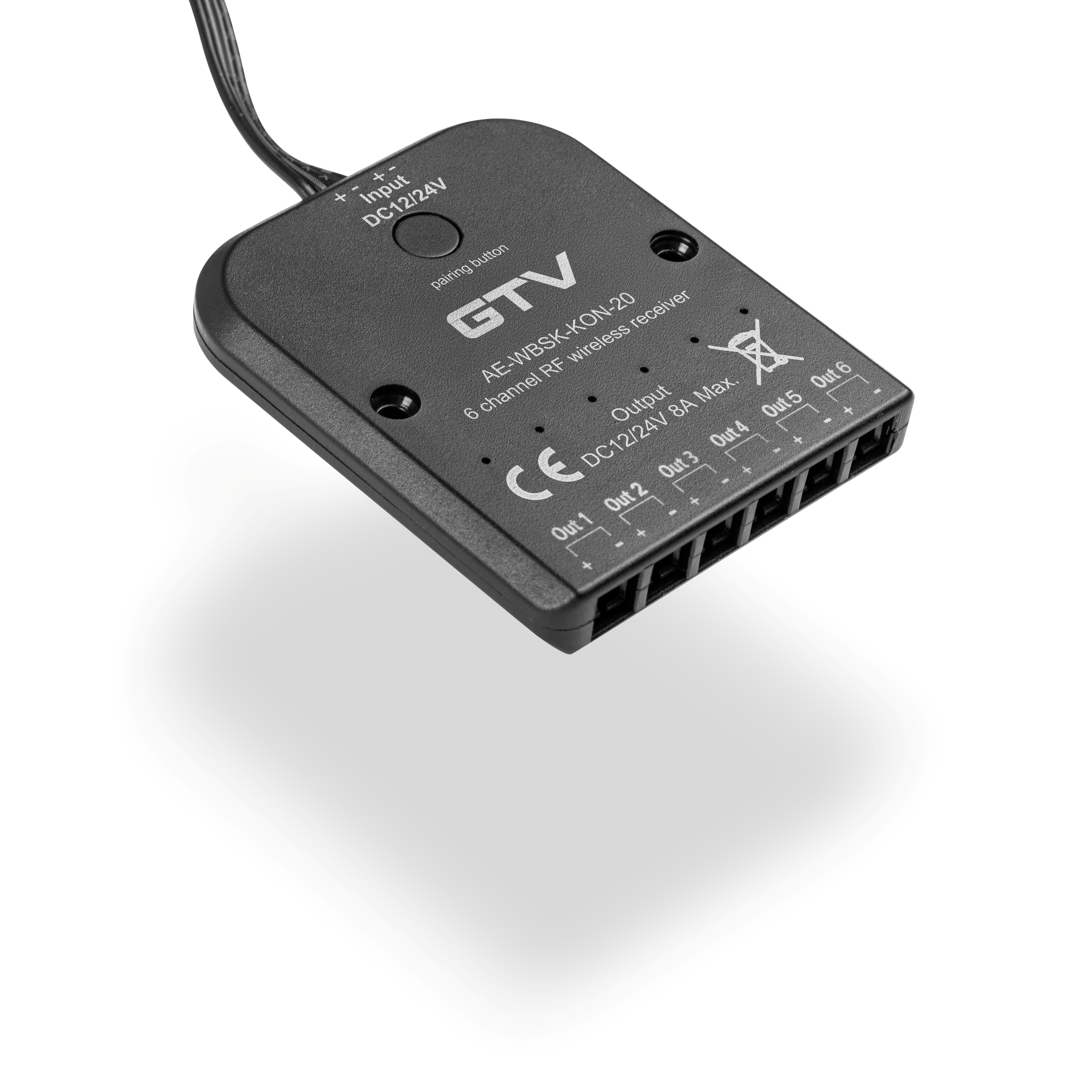 SKY Vezeték nélküli jeladó fekete AE-WBSK-KON-20