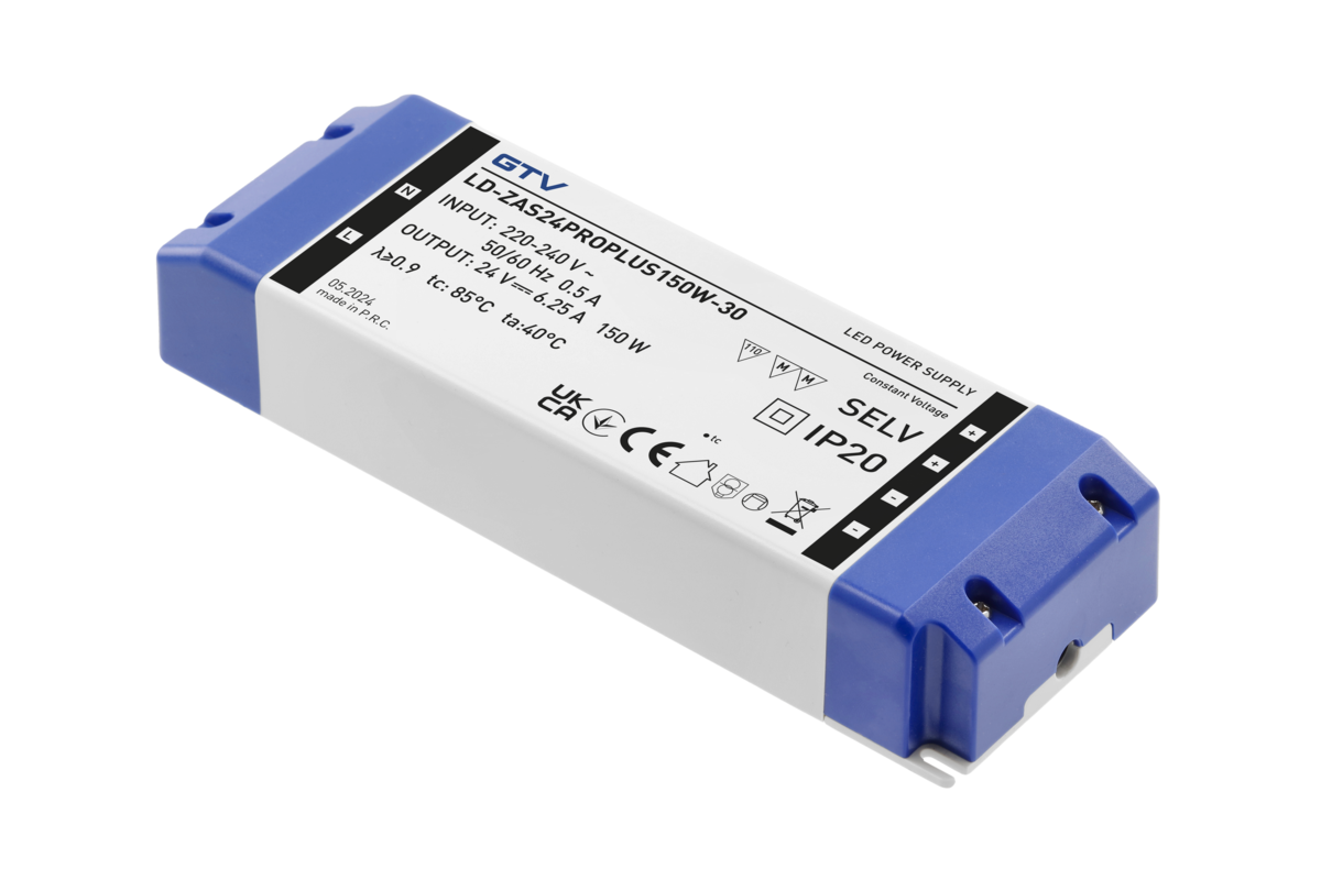 Ledtrafó 24V 150W LD-ZAS24PROPLUS150W-30
