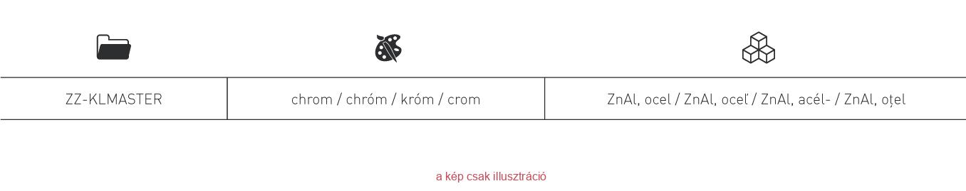 GTV CF138 fiókzárhoz főkulcs ZZ-KLMASTER