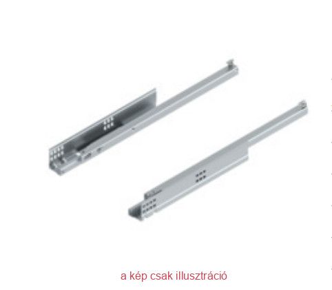 BLUM TANDEM BLUMOTION fiók vezetősín 450mm részleges kihúzás 550H4500B