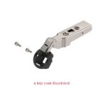 BLUM CLIP top Sarok kivetőpánt üvegajtókhoz +45° ráütődő
