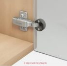 BLUM CLIP top Sarok kivetőpánt üvegajtókhoz +45° ráütődő