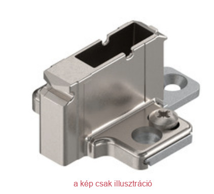 175H9190.22 BLUM CLIP eurocsavaros szerelőtalp 18mm-el magasított