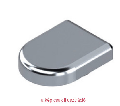 BLUM takarósapka üvegpántra króm 84.4120