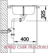 Mosogató Blancotipo 45S Compact tartozék nélkül