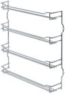 Fűszertartó króm 244*66*404mm