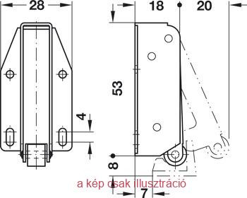 Mágneszár fehér 3-4kg