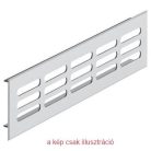 Szellőzőrács szögletes 60x250mm alu