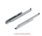 BLUM TANDEM BLUMOTION fiók vezetősín 600mm teljes kihúzás 560H6000B