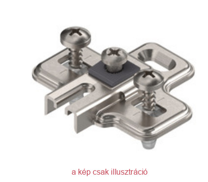 BLUM MODUL kivetőpánt dübeles szerelőtalp hűtőszekrény takaróajtó pánthoz