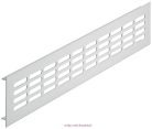 Szellőzőrács szögletes 130x400mm alu