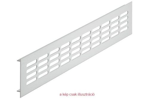 Szellőzőrács szögletes 80x1000mm alu