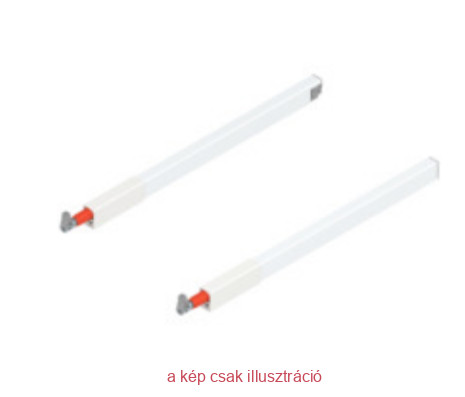 BLUM Tandembox Antaro Magasító Hosszanti Korlát ZRG.487 550mm Fehér