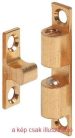 Dupla golyós csappantyú 43*8mm sárgaréz