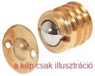 Golyós csappantyú 14mm sárgaréz