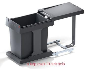 HAILO egyrészes hulladéktároló 20L 300mm  ajtóhoz nem rögzíthető