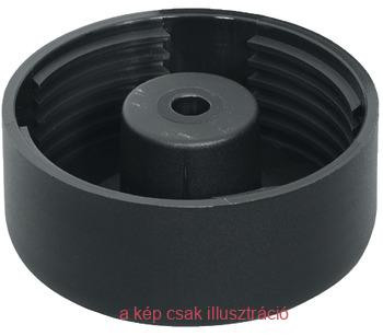 Bútortalp magasság állítással 19-27mm fekete