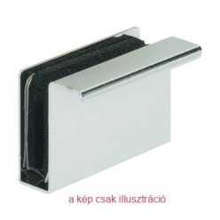  Fogantyús ellendarab, Mágneses nyomórögzítőhöz, üvegajtó, magasság 23 mm