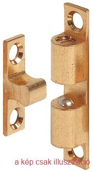 Dupla golyós csappantyú 49*9mm sárgaréz