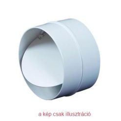 Kerek légcsatorna  visszacsapó toldó 125mm
