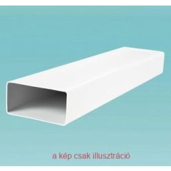 Lapos négyszögletes légcsatorna 55x110x1000mm