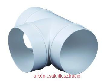 Kerek légcsatorna  T idom 100mm