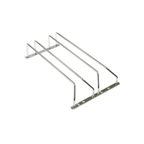 Talpas pohár tartó 2 sor 340 x 210 x 65 króm