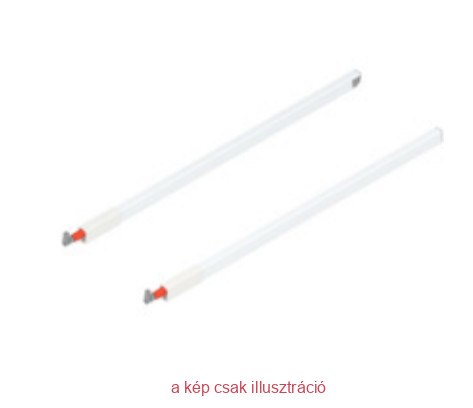 BLUM Tandembox Antaro Magasító Hosszanti Korlát ZRG.587 650mm Fehér