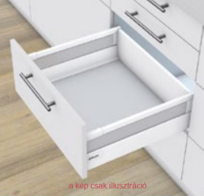 BLUM Tandembox Antaro Magasító Hosszanti Korlát ZRG.587 650mm Fehér