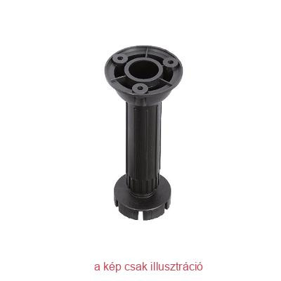 Műanyag szintezőláb 120mm fekete