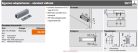 BLUM Tip-On egyenes adapter fehér 956.1201