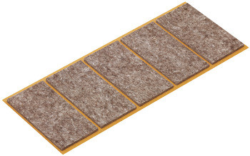 HAFELE Öntapadós filc talp 100*50mm barna
