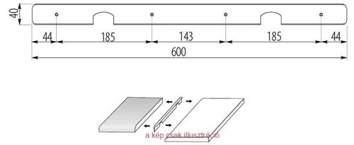 Munkalap réskitöltő alu 38-as