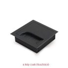 Kábelkivezető 80x80 fekete