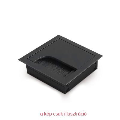 Kábelkivezető 80x80 fekete