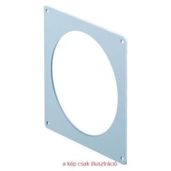 Kerek légcsatorna  takarólap, beépíthető keret 125mm
