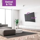 Fali LCD TV konzol 13"-37" 2 funkció 33 -94 cm