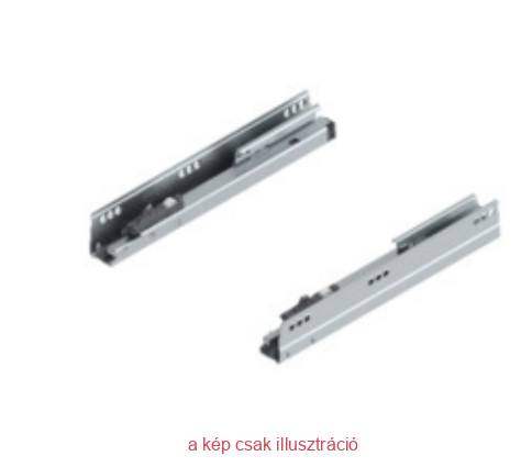 576.6501M BLUM Tandembox korpuszsín Tip-on Blumotion-hoz 65kg 650mm