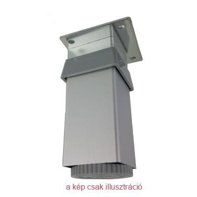 Fém szekrényláb 40X40X100mm alu